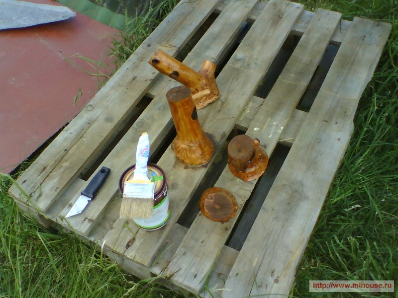 Баня на даче из подручных средств