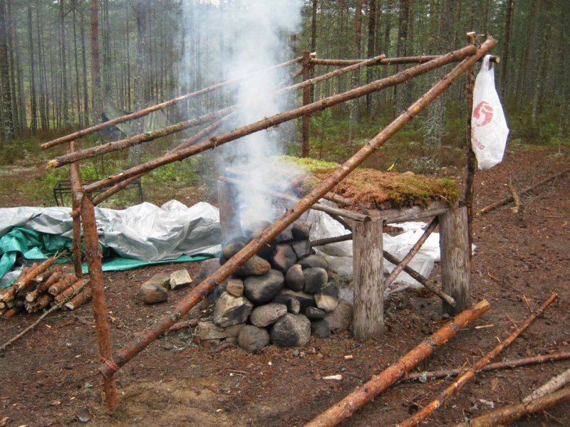 Летний душ из поддонов