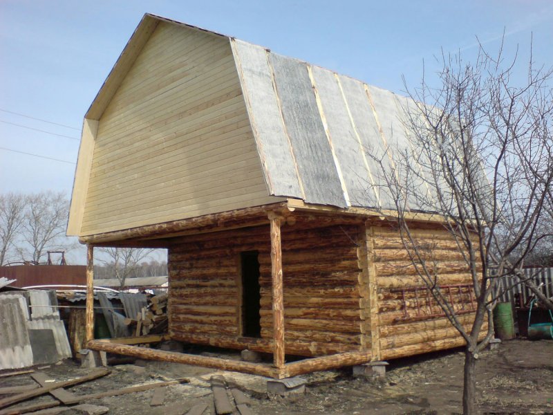 Крыша сруба 6 на 6