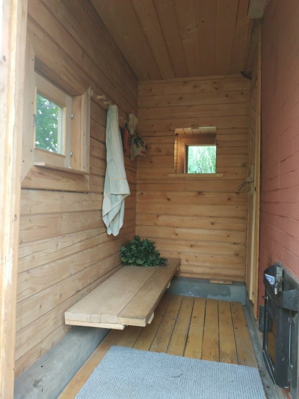 Предбанник в маленькой бане