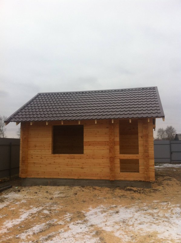 Баня из профильного бруса