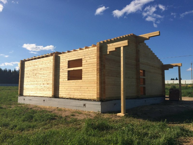 Профилированный брус в сушильной камере