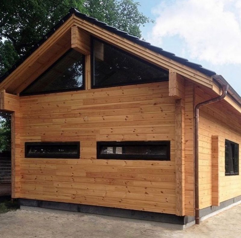 Баня из клееного бруса 9x5