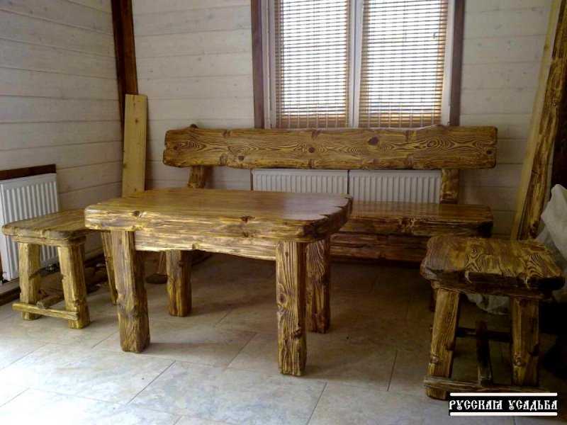 Ножки для лавки из дерева
