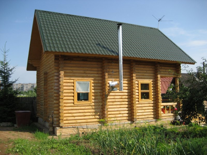 Дачный дом бревно