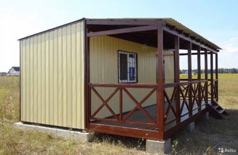 Строительные домики бытовки