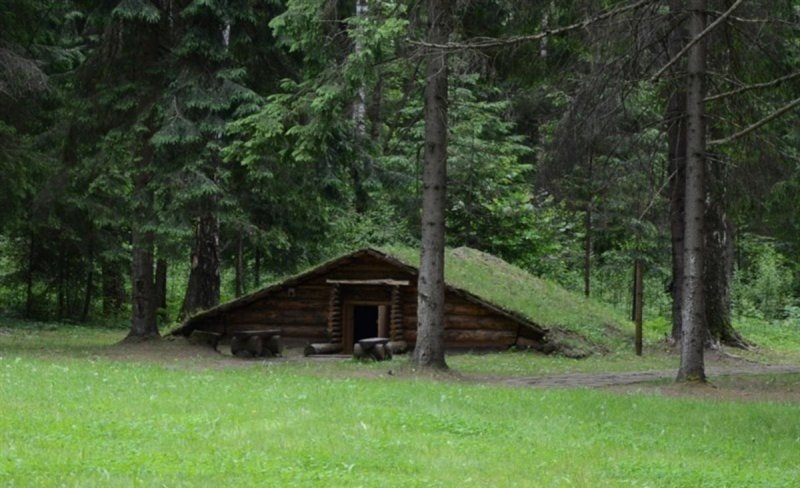 Землянка хлев