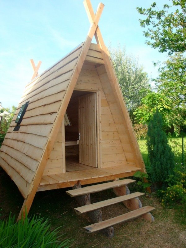 Дом шалаш a-frame