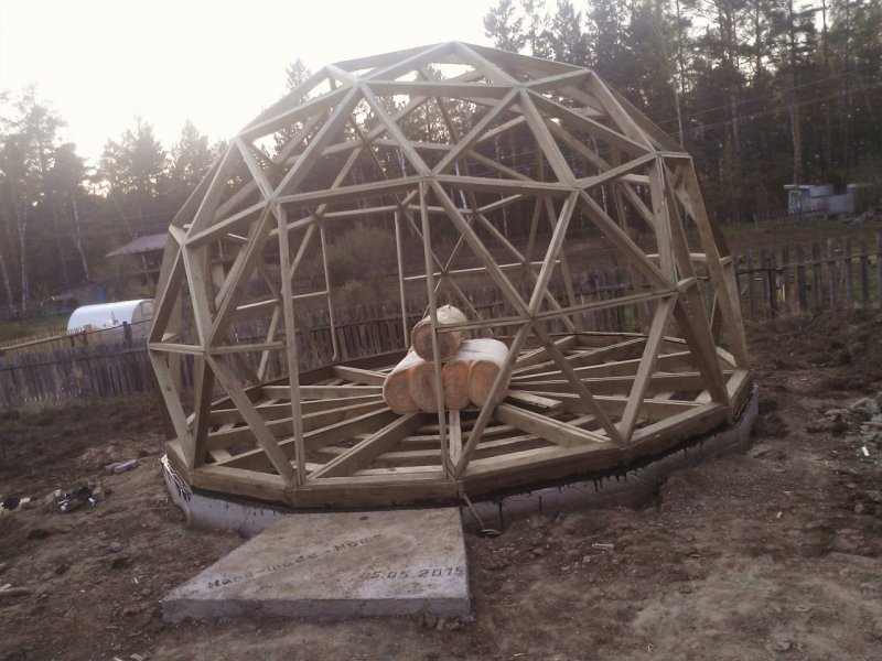 Купольные каркасные дома,бани,