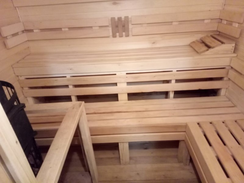 Полог для бани из поддонов
