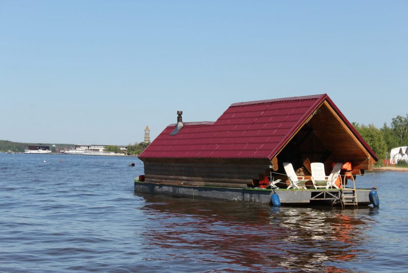 Баня на воде Пирогово