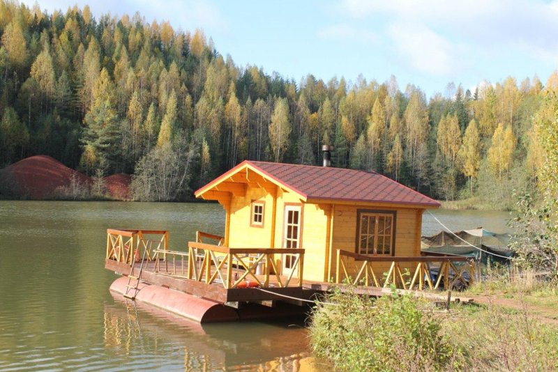 Плавучая баня Солонцово