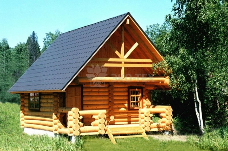 Бревенчатая баня