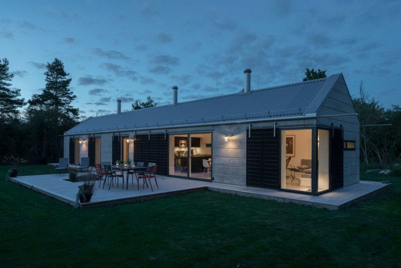 Дом-сарай в Голландии Barn House Eelderwolde