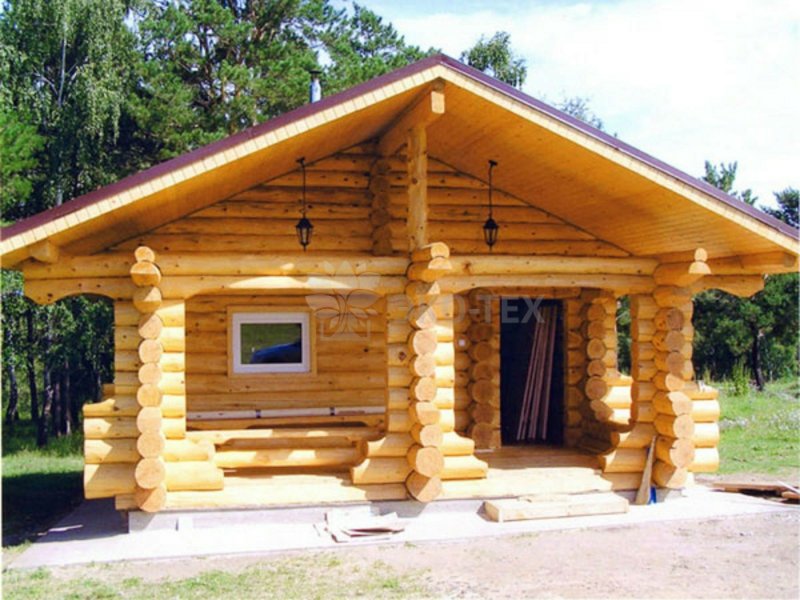 Деревянные бани из бревна