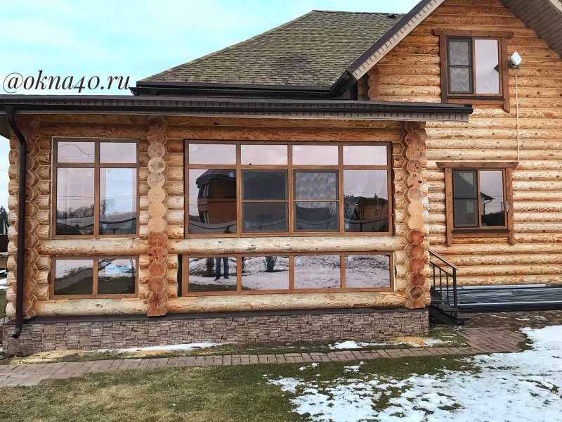 Безрамное остекление для барнхаус