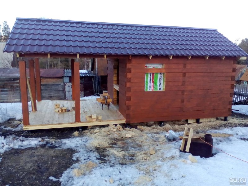 Баня 3*3 с беседкой