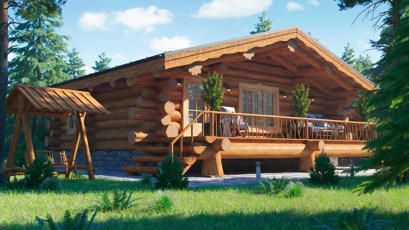 Сибирский кедр элитный сруб
