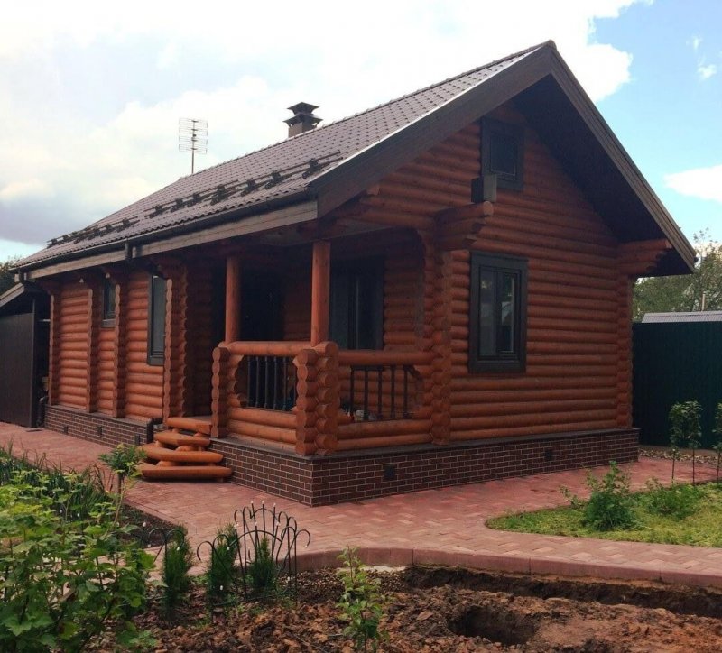 Баня снаружи