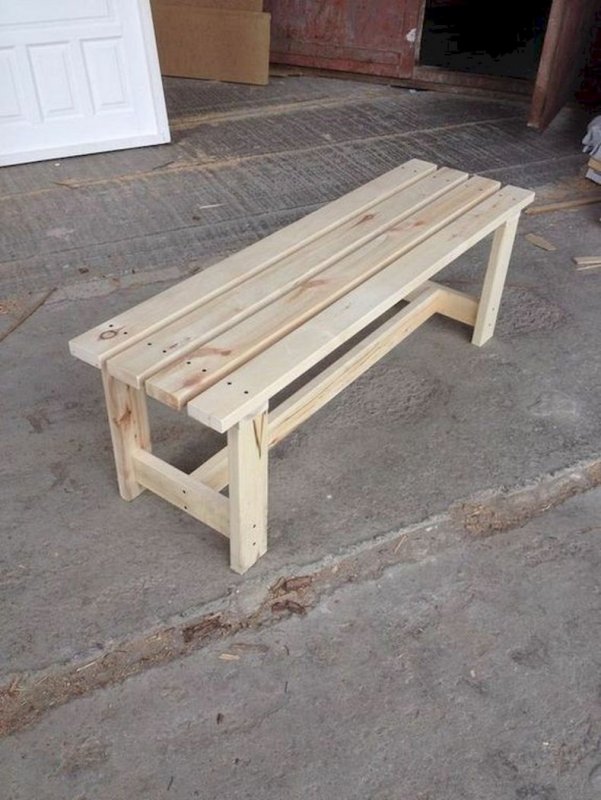 Самодельные скамейки