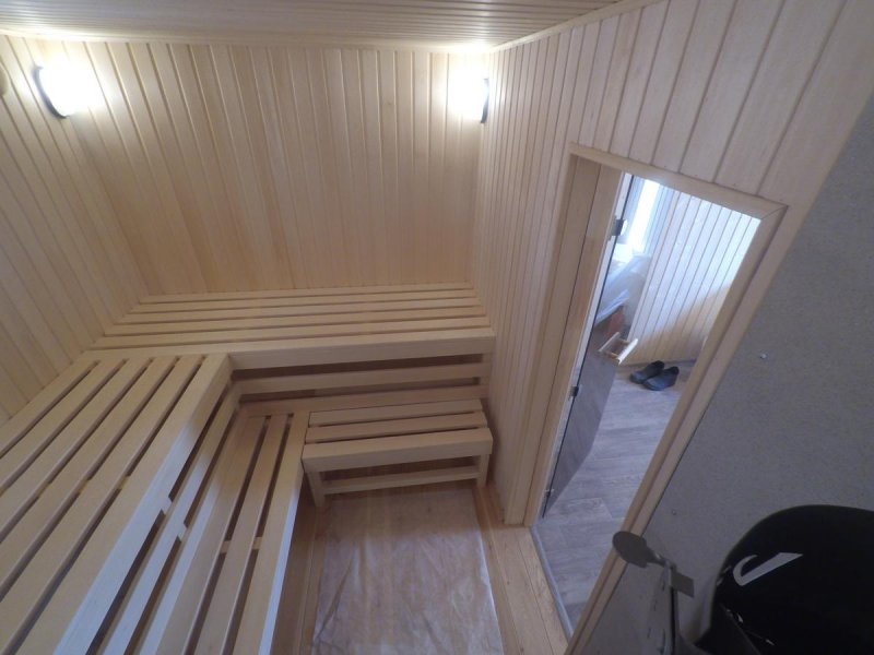 Парилка в бане 3 на 2