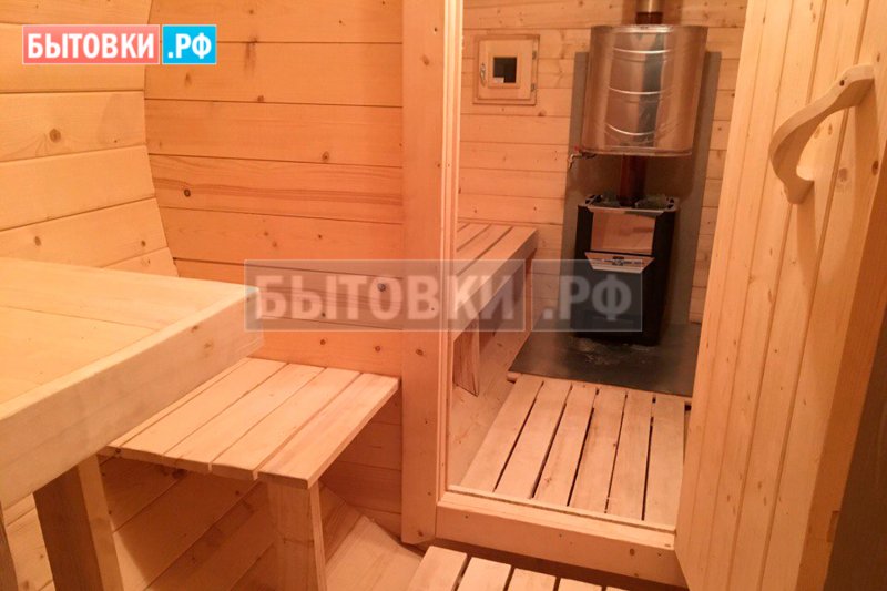 Баня бочка планировка 6х2.3