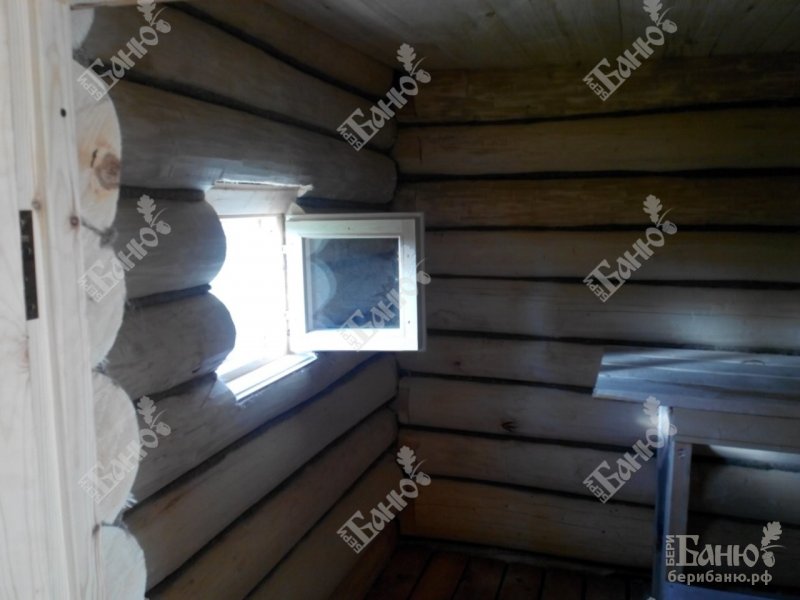 Баня из сруба 3х4 внутри парилки