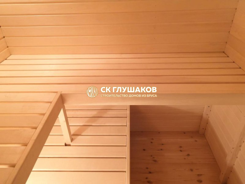 Как спрятать ласточкин хвост внутри бани