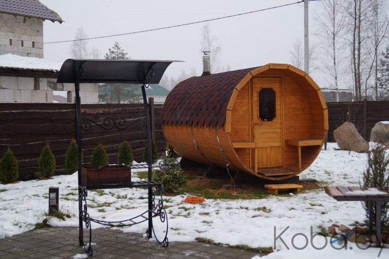 Баня бочка 4 метра