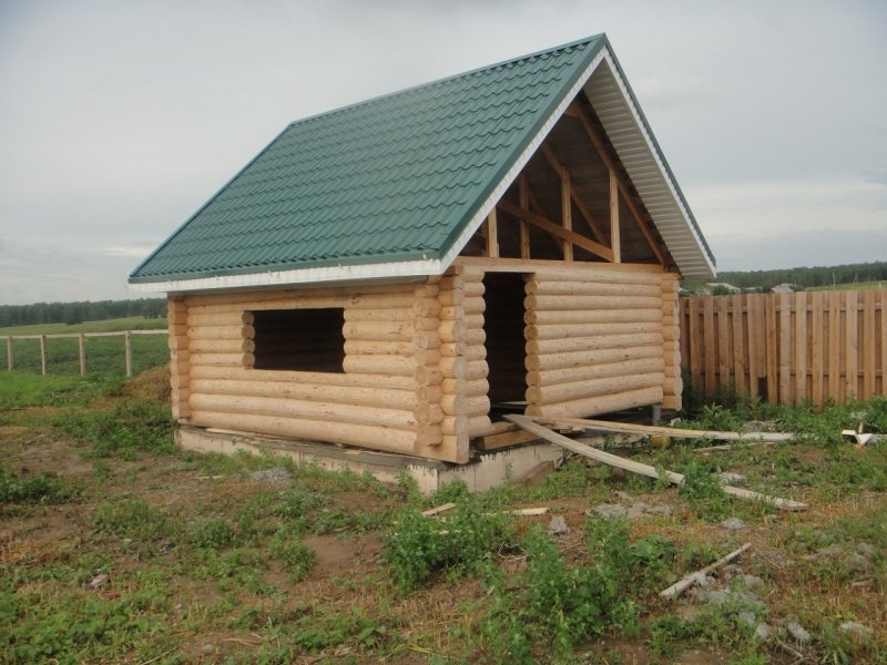 Сруб бани 4х6