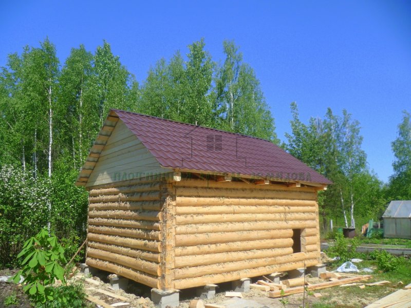 Сруб в лапу 6х6