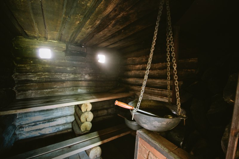 Карельская баня в старину