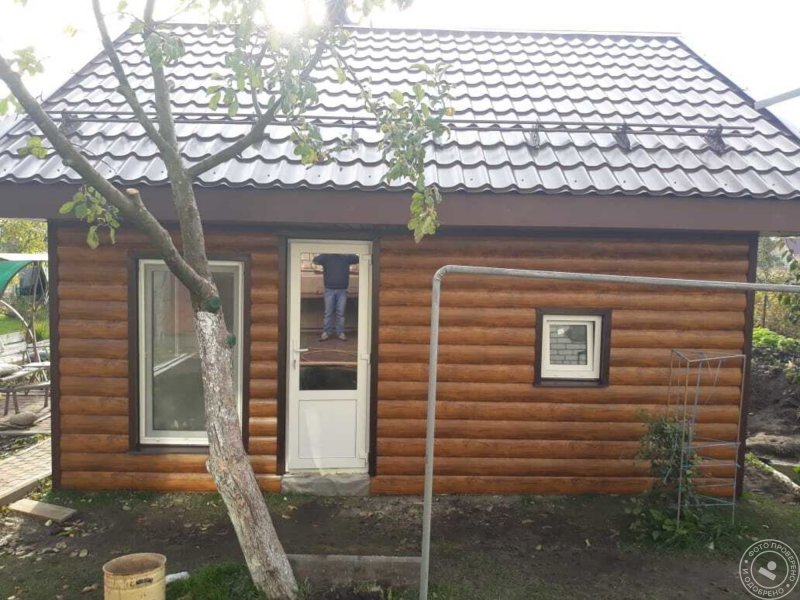 Отделка старой бани снаружи