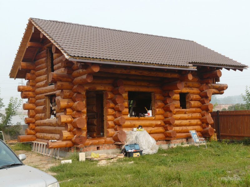 Сруб 9 на 6 дикий
