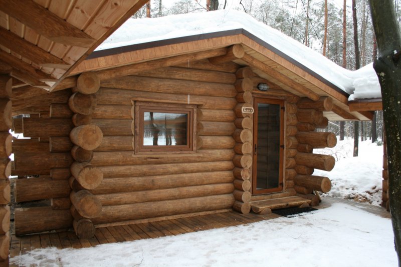 Деревянные бани из бревна