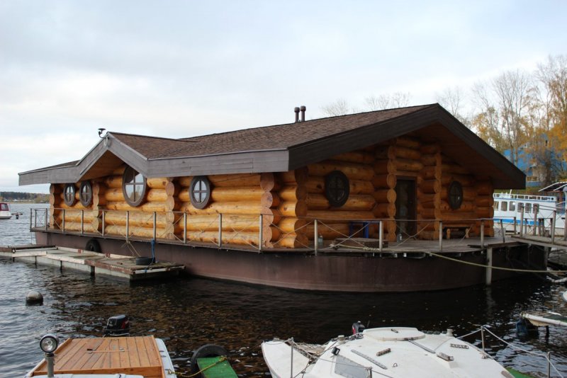 Плавучая баня серебряный Бор