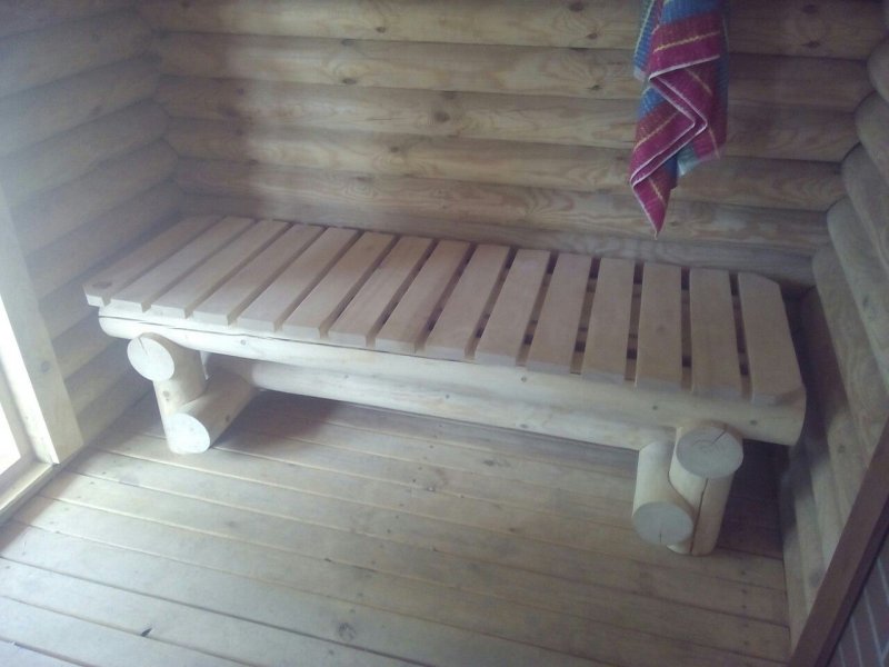 Массажная скамья для бани