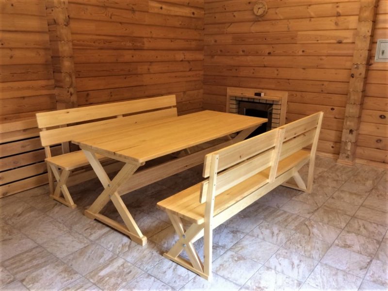Скамья в предбанник