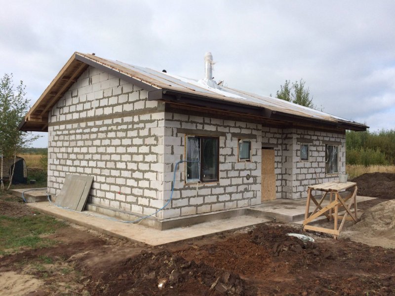 Стройка из шлакоблока