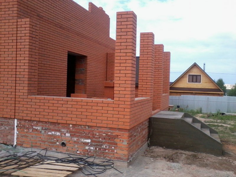 Одноэтажный дом из керамических блоков