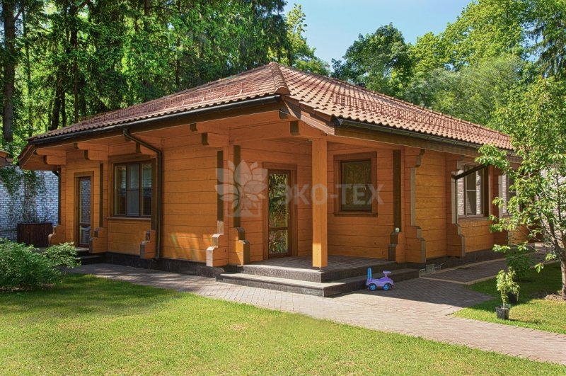 Баня из клееного бруса фото