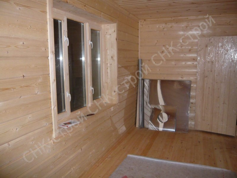 Баня из бруса 4х4 изнутри