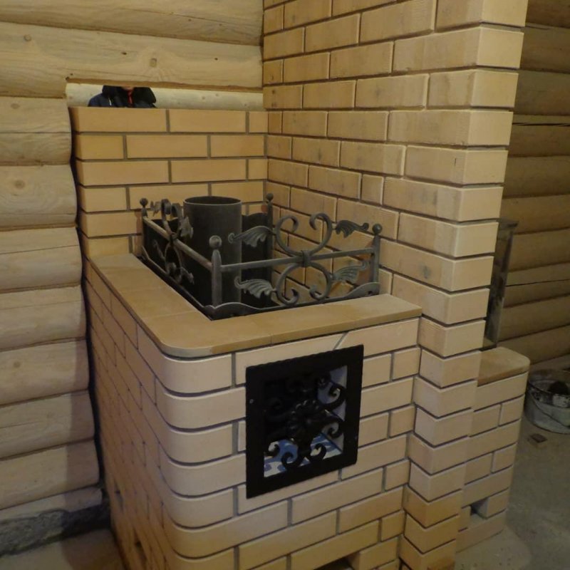 Кирпичная банная печь Каменка