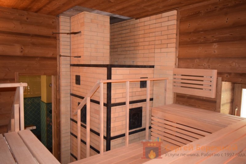 Кирпичная печка для бани