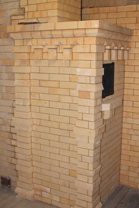 Кирпичная печь для бани 3х4