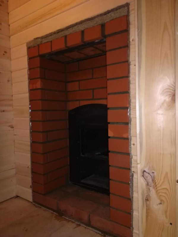 Топка печи из предбанника