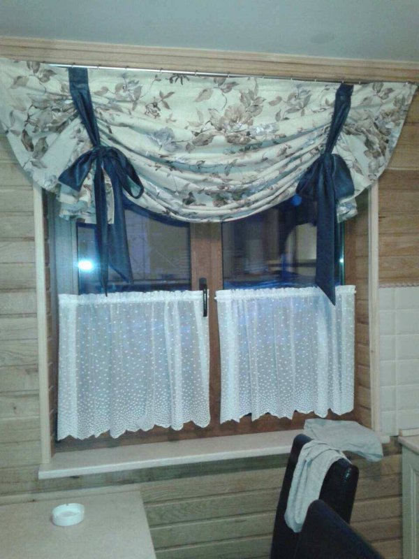 Шторки в баню