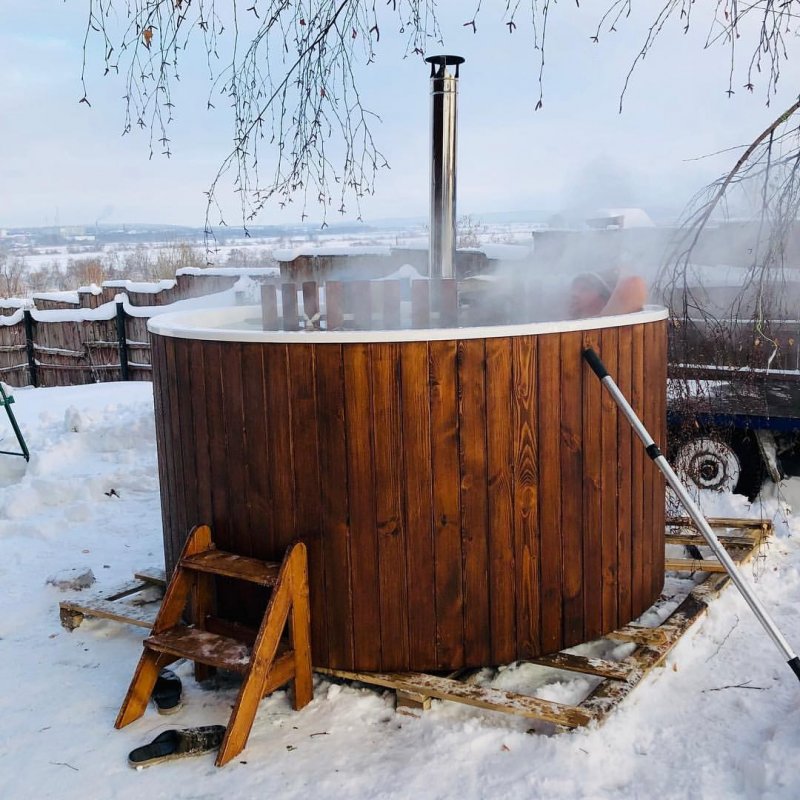 Офуро на дровах