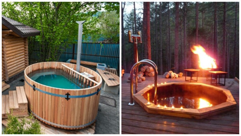 Купель для бани деревянная