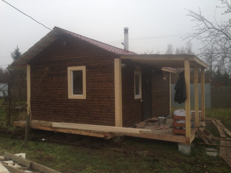 Каркасная баня 6х4 своими руками